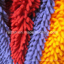 Polyester Microfiber Chenille Velvet Fabrics for Mop Water Absorbent Velvet